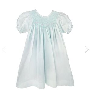Petit Ami Smocked Daygown with Raglan Embroidery